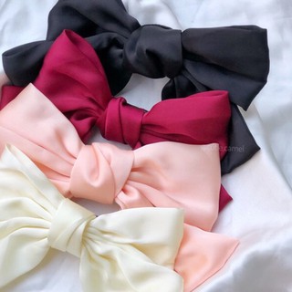 (Hà Nội) Midi Ribbon Kẹp Nơ Tóc Bản To Thanh Lịch