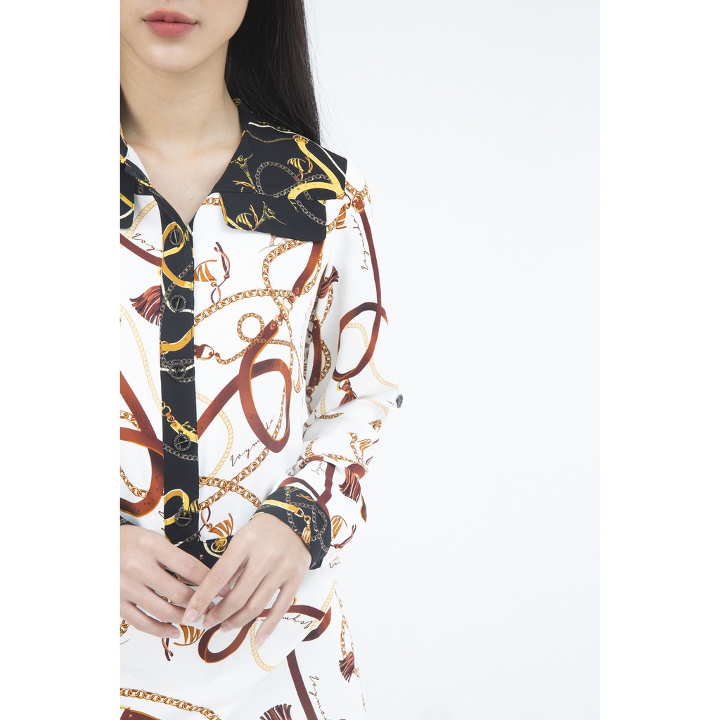 Áo Vest nữ cổ đức họa tiết IVY moda MS 67M4954 | BigBuy360 - bigbuy360.vn