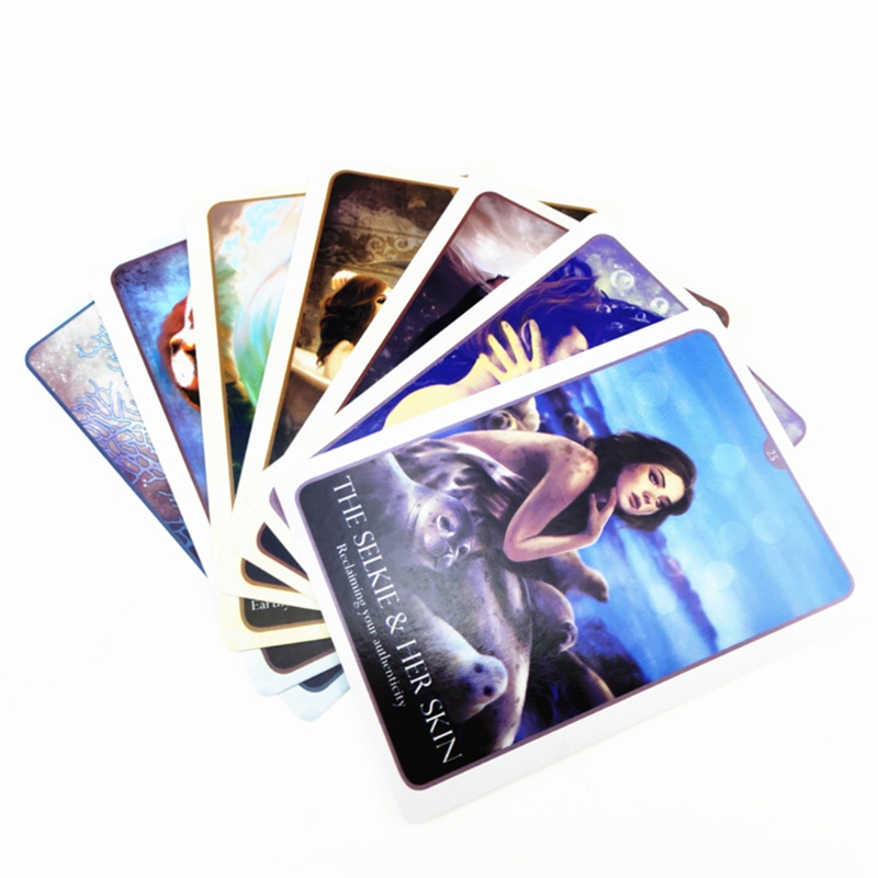 Bộ Bài Tarot 45 Lá Họa Tiết Nàng Tiên Cá Và Chữ Love &amp; Romance