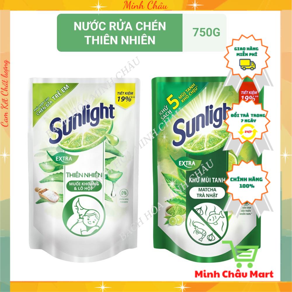 Nước Rửa Chén Bát Sunlight Túi 750G