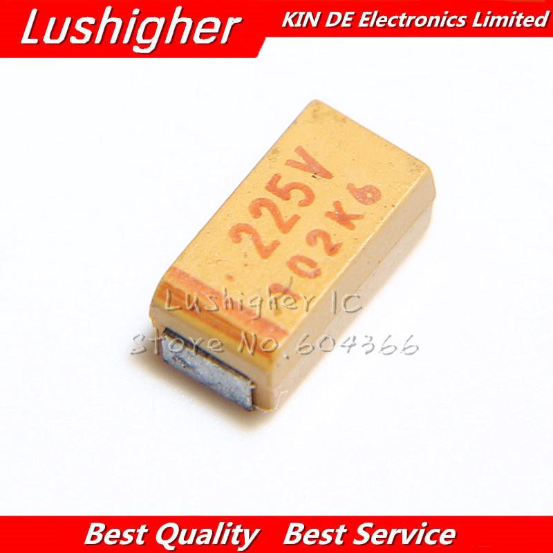 10 cái c case 35v 2.2uf 225 225v smd tụ điện