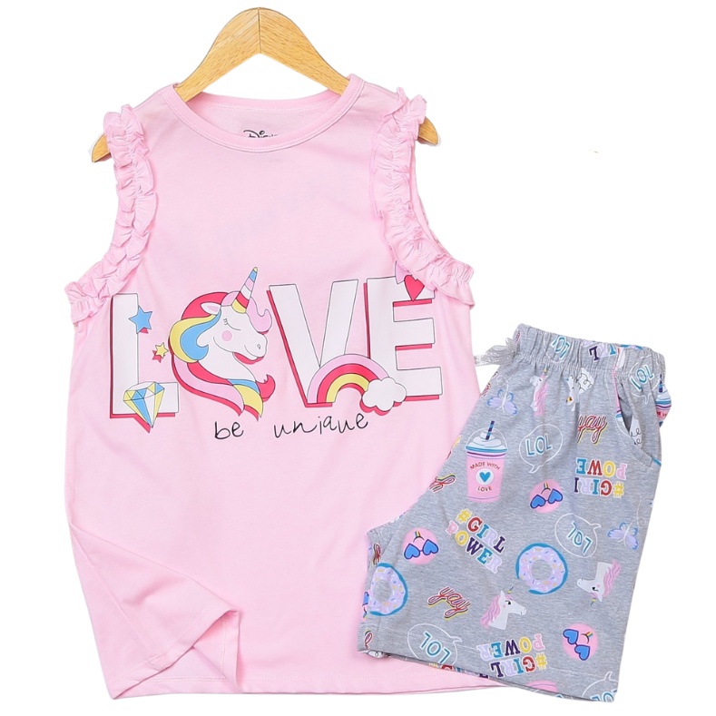 Đồ Bộ VNXK Bé Gái Set Quần Áo Bé Gái Size Đại 17-48 Kg Vải Thun Cotton Xuất Dư Thoáng Mát Homie Kids