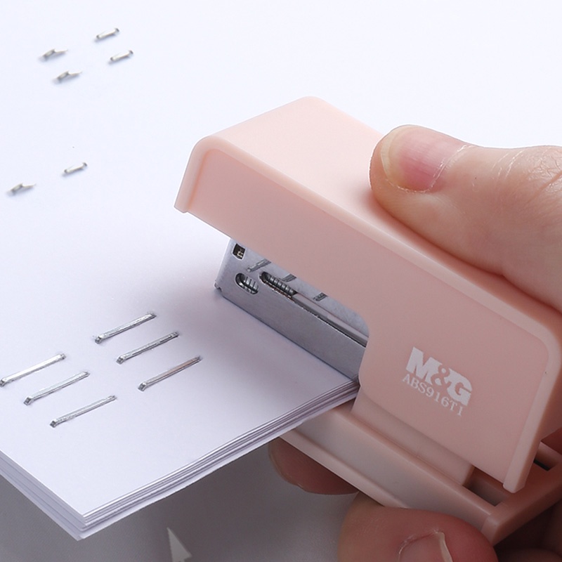 M&amp;g. Dụng Cụ Bấm Giấy Kèm Ghim Bấm Đa Năng ABS Màu Trơn