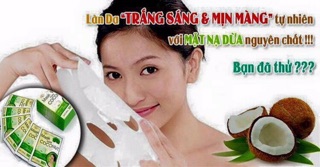 Mặt Nạ nước dừa tươi 100% (bến tre)