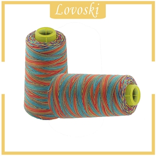 [Lovoski] Ống chỉ khâu Polyester để cung cấp 40S / 2 MultiColor