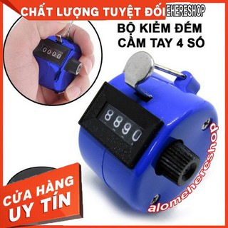 Máy đếm bấm tay 4 số dành cho kiểm đếm số lượng, lượt vòng áp dụng cho thể thao, hải quan, quân sự - Hàng nhập khẩu