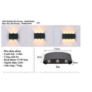 Combo  Đèn trang trí hắt tường 2 đầu