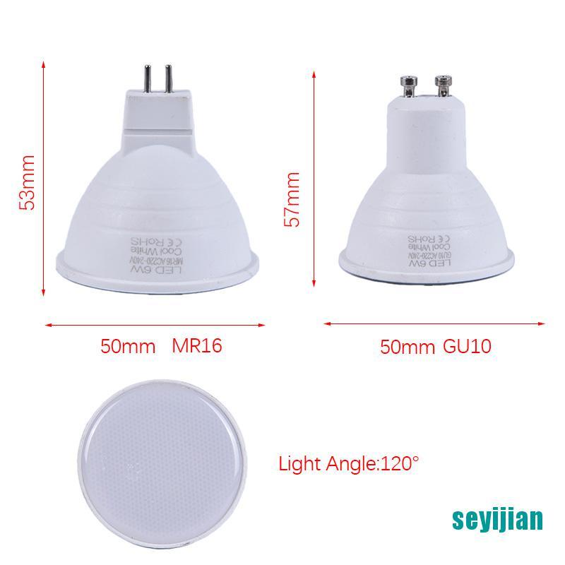Bóng Đèn LED GU10 COB 6W MR16 220V Ánh Sáng Trắng Chất Lượng Cao