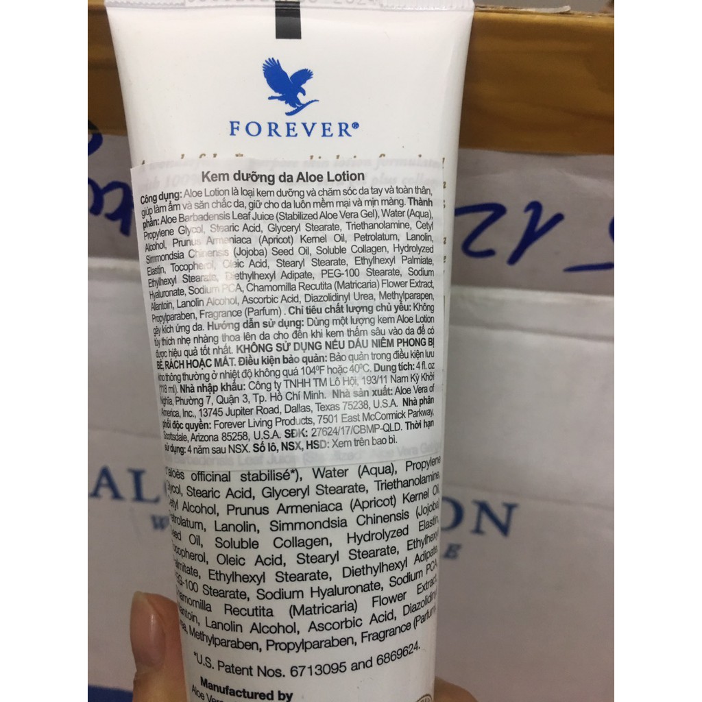 Kem dưỡng da Aloe Lotion 062flp