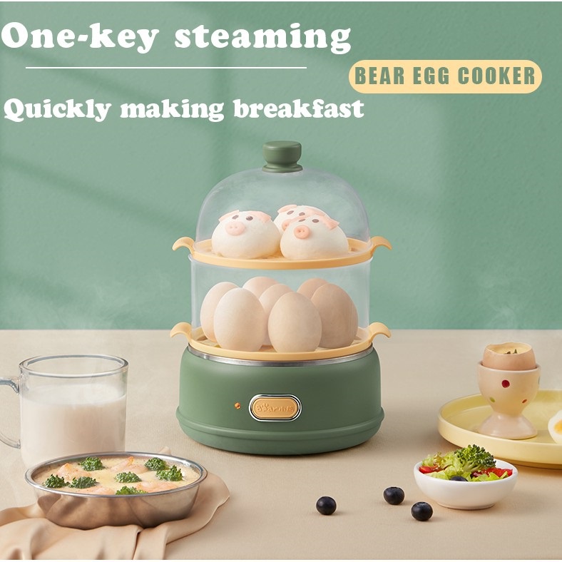 Nồi hấp trứng Bear 7 hoặc 14 công suất Đun sôi nhanh ZDQ-B14E8