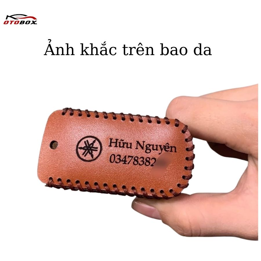 Bao da chìa khoá xe máy yamaha nvx grande janus exciter freego bọc chìa khoá bằng da bảo vệ chống xước, va đập
