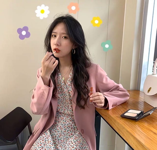 Váy hoa nhí vintage cổ chéo dài tay Ulzzang VKE 9101 🌸 Hàng Quảng Châu(ảnh cuối shop tự chụp) | BigBuy360 - bigbuy360.vn