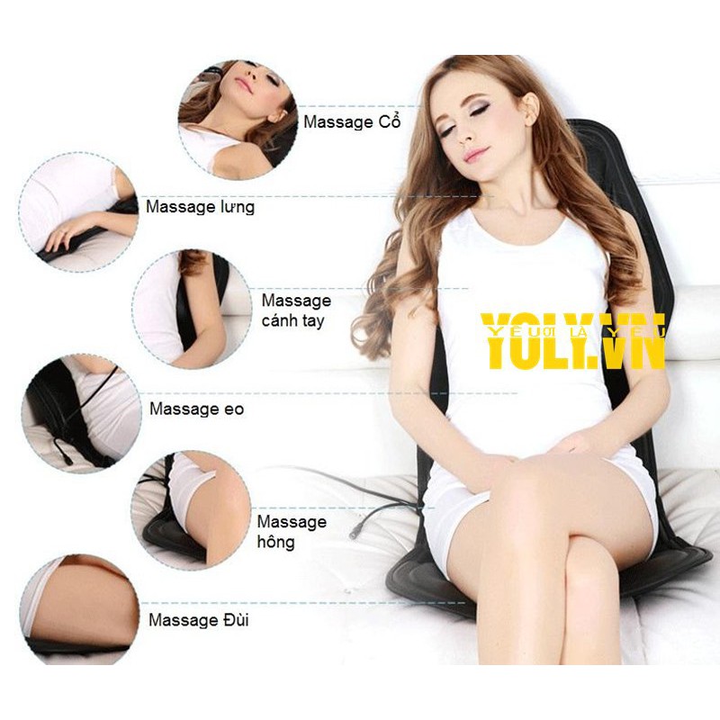 Đệm massage toàn thân, ghế mat xa đa năng cho mọi người