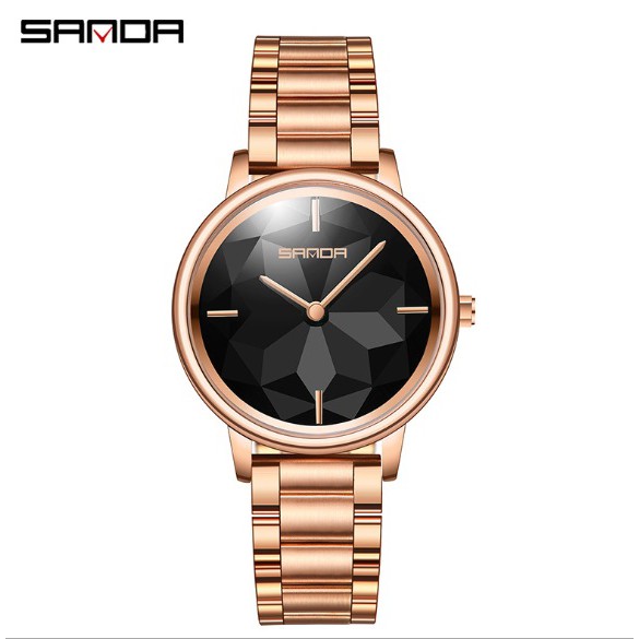 Đồng hồ nữ dây thép đặc Sanda 1019 | BigBuy360 - bigbuy360.vn
