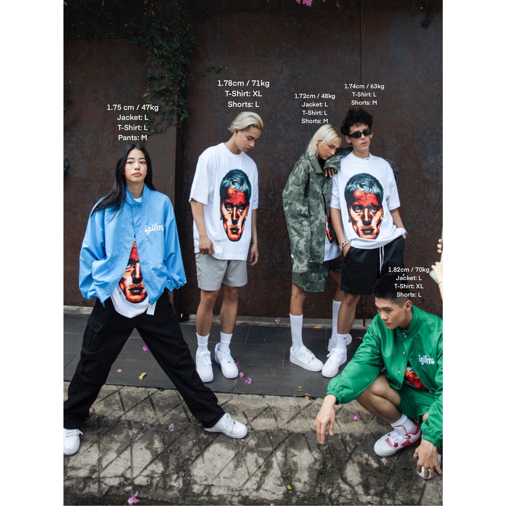 Stressmama Áo thun PORTRAIT NO.2 T-SHIRT màu trắng 100% Cotton thoải mái, vải dày 250 GSM, in lụa thủ công Local Brand