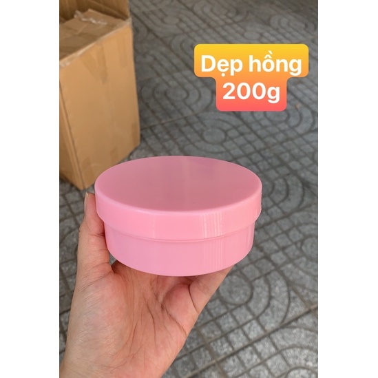 HỦ ĐỰNG KEM DẸP HỒNG 200g