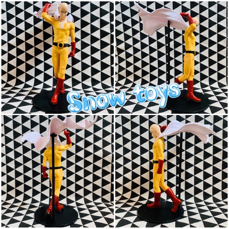 Mô hình One Punch Man - Saitama áo choàng hói mặt ngầu - Tatsumaki lốc xoáy kinh hoàng - Cao 21cm~23cm
