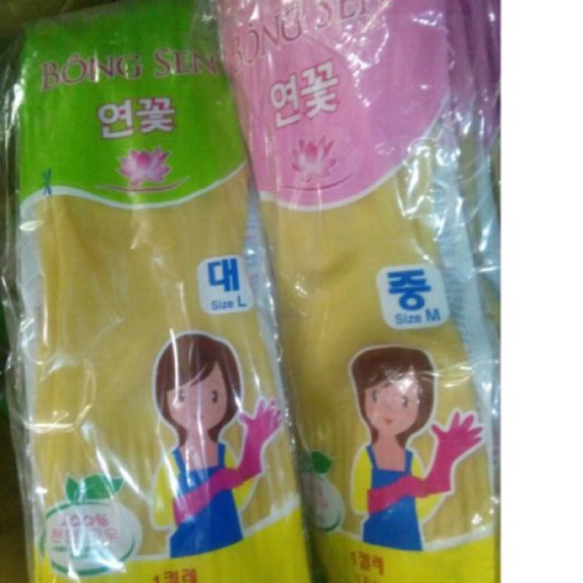 Combo 10 đôi găng tay cao su size M,L