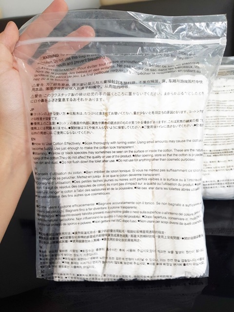 BÔNG TẨY TRANG MUJI 189 miếng