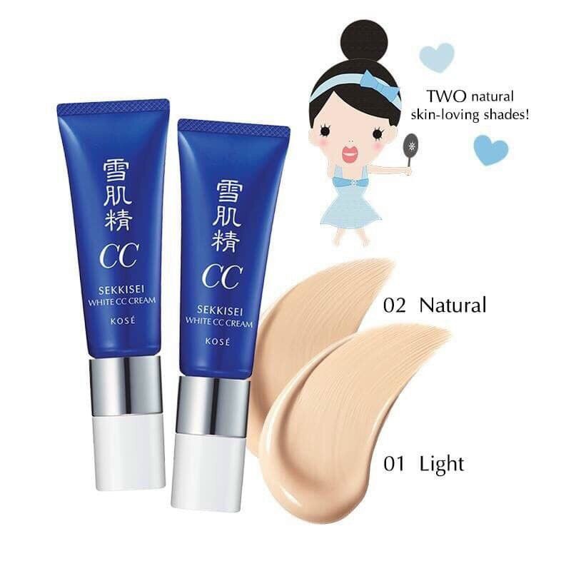 Kem trang điểm đa năng cao cấp CC Kose Sekkisei 6 in 1 Nhật Bản 26ml