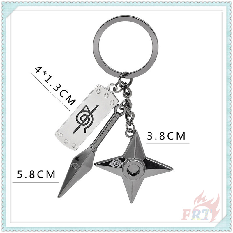 Móc Khóa Naruto - Shurken Kunai 1pc 3 Pendants Keyrings Accessories Gifts