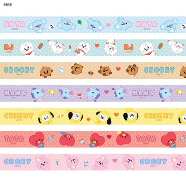 Dây thẻ BT21 baby