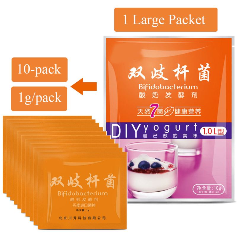 1 Hộp Sữa Chua Làm Sữa Chua 10 Mỗi 1 Grams Packets 0 35 Onces