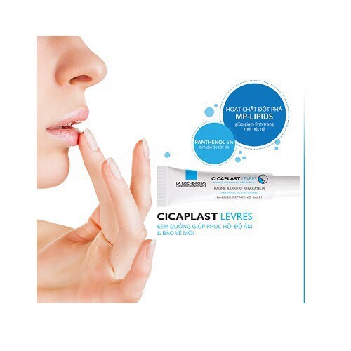 ✅ (CHÍNH HÃNG) Son Dưỡng giúp phục hồi độ ẩm &amp; bảo vệ môi La Roche-Posay Cicaplast Lips 7.5ml