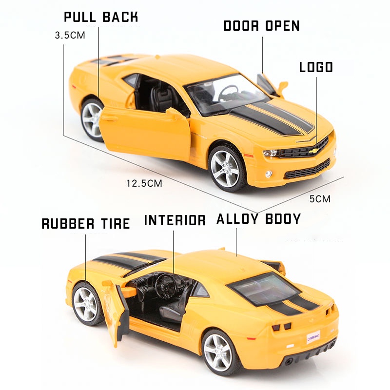 Mô Hình Xe Hơi Chevrolet Camaro Bằng Hợp Kim Tỉ Lệ 1: 36