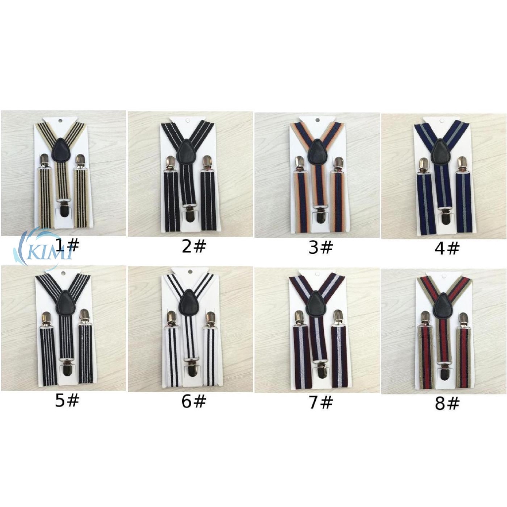 Dây đai quần chữ Y chất liệu co giãn thời trang vintage cho bé