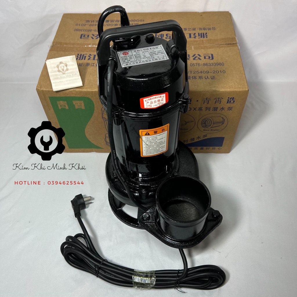 Máy bơm nước chìm thả tõm 2.2kw 3HP Chenglong 65m3/h ống ra F100| Máy bơm nước bể cá