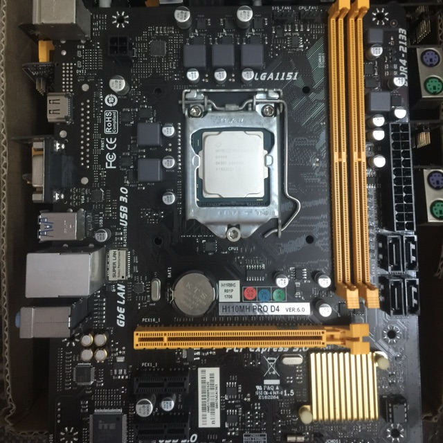 MainBoard BIOSTAR H110 Pro D4 Socket 1151, đẹp keng, bảo hành hãng 11/2020 như mới