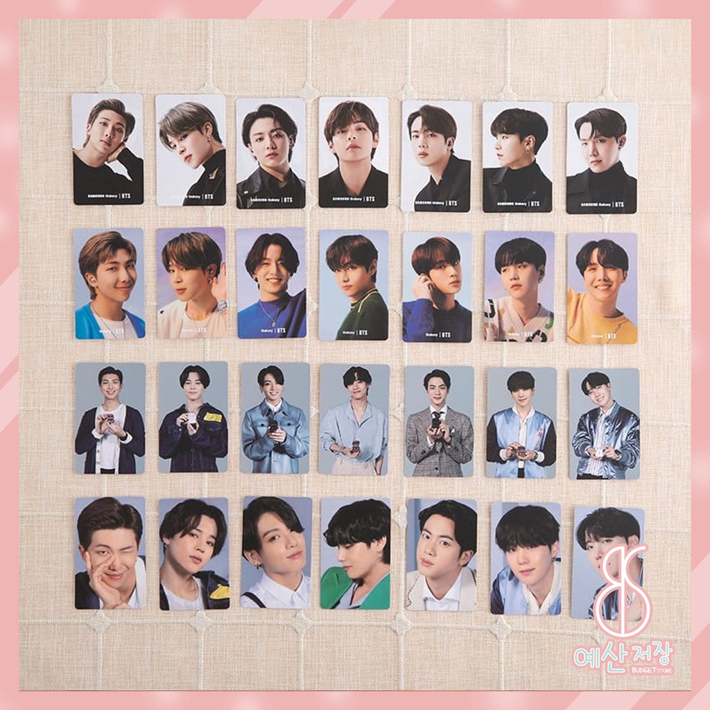 (BS) Bộ 7 Tấm Ảnh In Hình Nhóm Nhạc KPOP BTS Samsung Galaxy - KP941