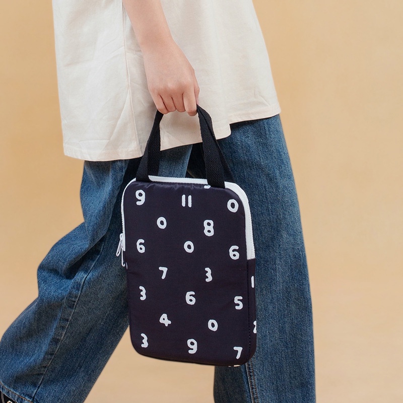 Túi Đựng laptop Chống Sốc Chống Thấm Nước Họa Tiết Hình Học Kỹ Thuật Số Cho  10 11 13 inch