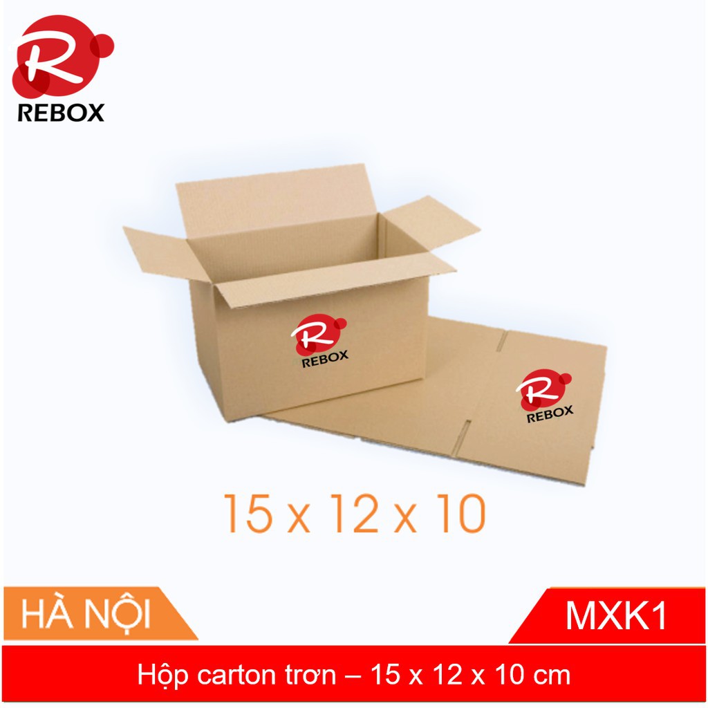 Hộp carton 15x12x10 cm - SIÊU RẺ COMBO 50 Hộp đóng hàng 3 lớp