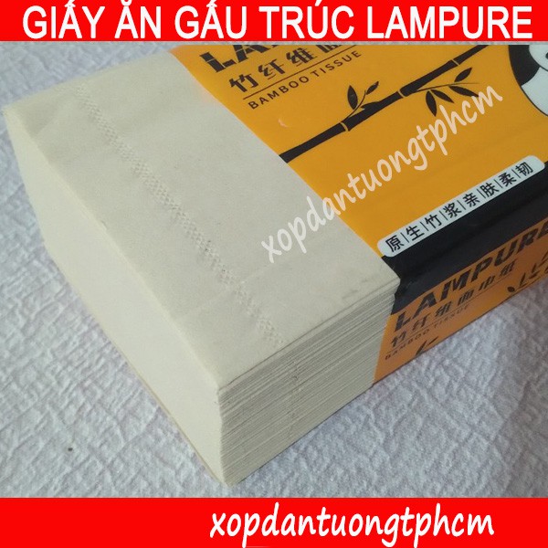 Giấy ăn Gấu Trúc hiệu Lampure ❤️ Khăn Giấy Siêu Dai, Hàng nội địa Trung (Thùng 30 Gói)