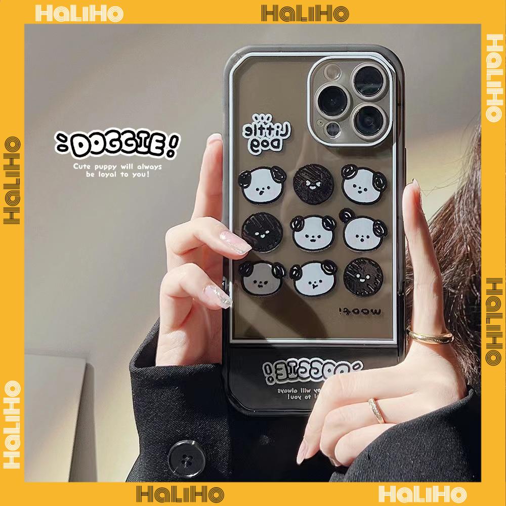 iPhone Case Silicone Soft Case Clear Case Folding Stand Shockproof Protection Camera Black Cute Cartoon Compatible For iPhone 11 iPhone 13 Pro Max iPhone 12 Pro Max iPhone 7Plus xr