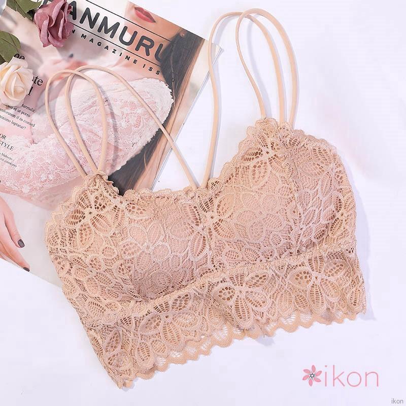 Áo lót có mút phối ren hoa gợi cảm cho nữ