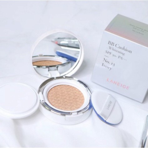 [trả giá 470k] Phấn nước Laneige BB Cushion (Pore Control, Whitening, Anti aging) H3