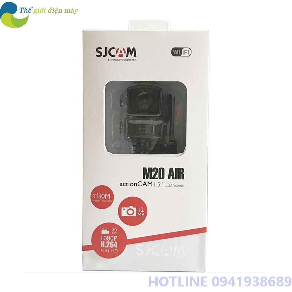Camera hành trình, camera hành động ACTION CAMERA SJCAM M20 AIR - Bảo hành 12 tháng - Shop Thế Giới Điện Máy