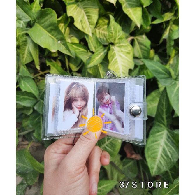 [TẶNG ẢNH] Móc khóa album mini 4x6 đựng 20 ảnh