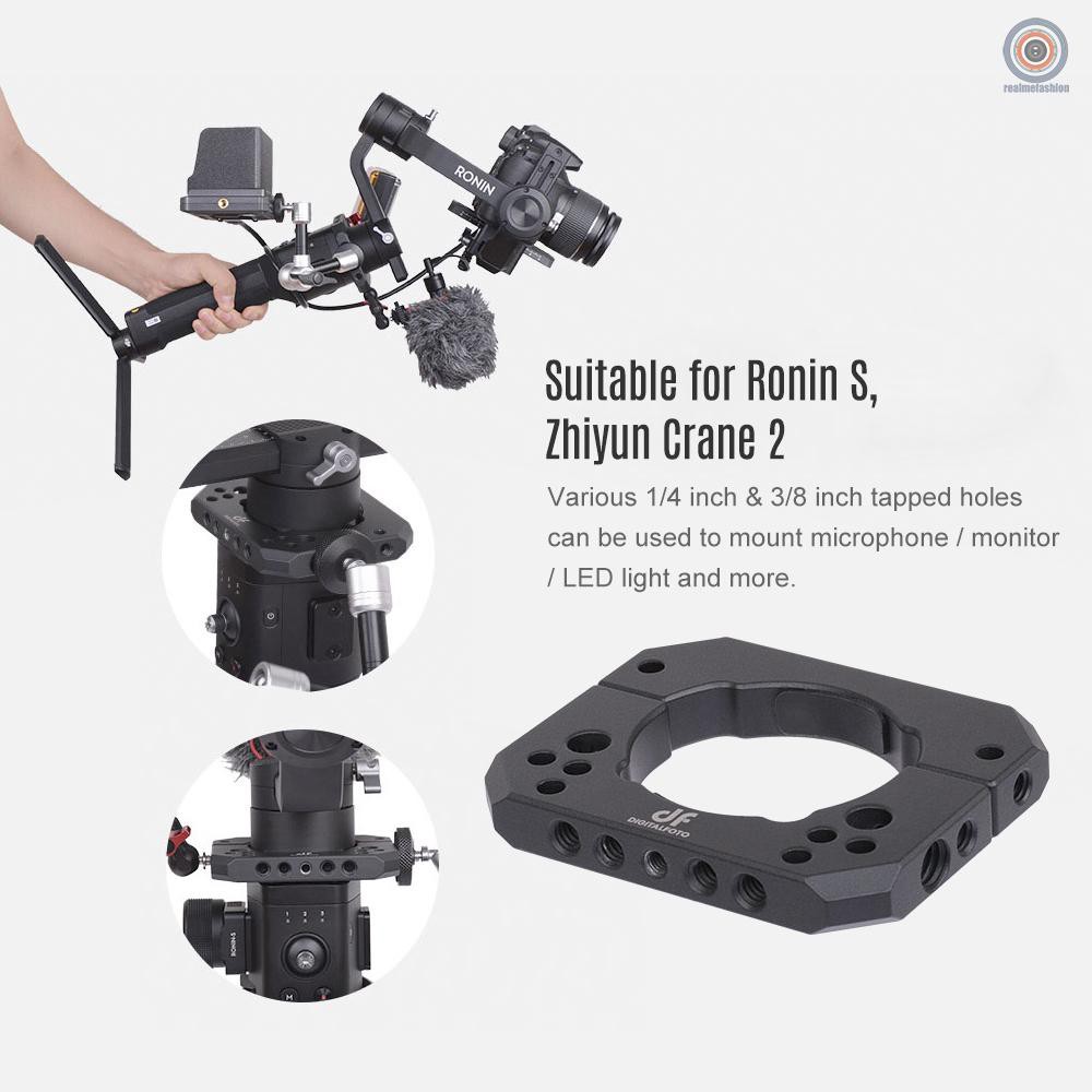 Khung Gắn Bảng Mạng Nhện Kỹ Thuật Số Với Ốc Vít 1 / 4 3 / 8 Inch Cho Ronin S Zhiyun Crane 2 3 Axis Gimbal