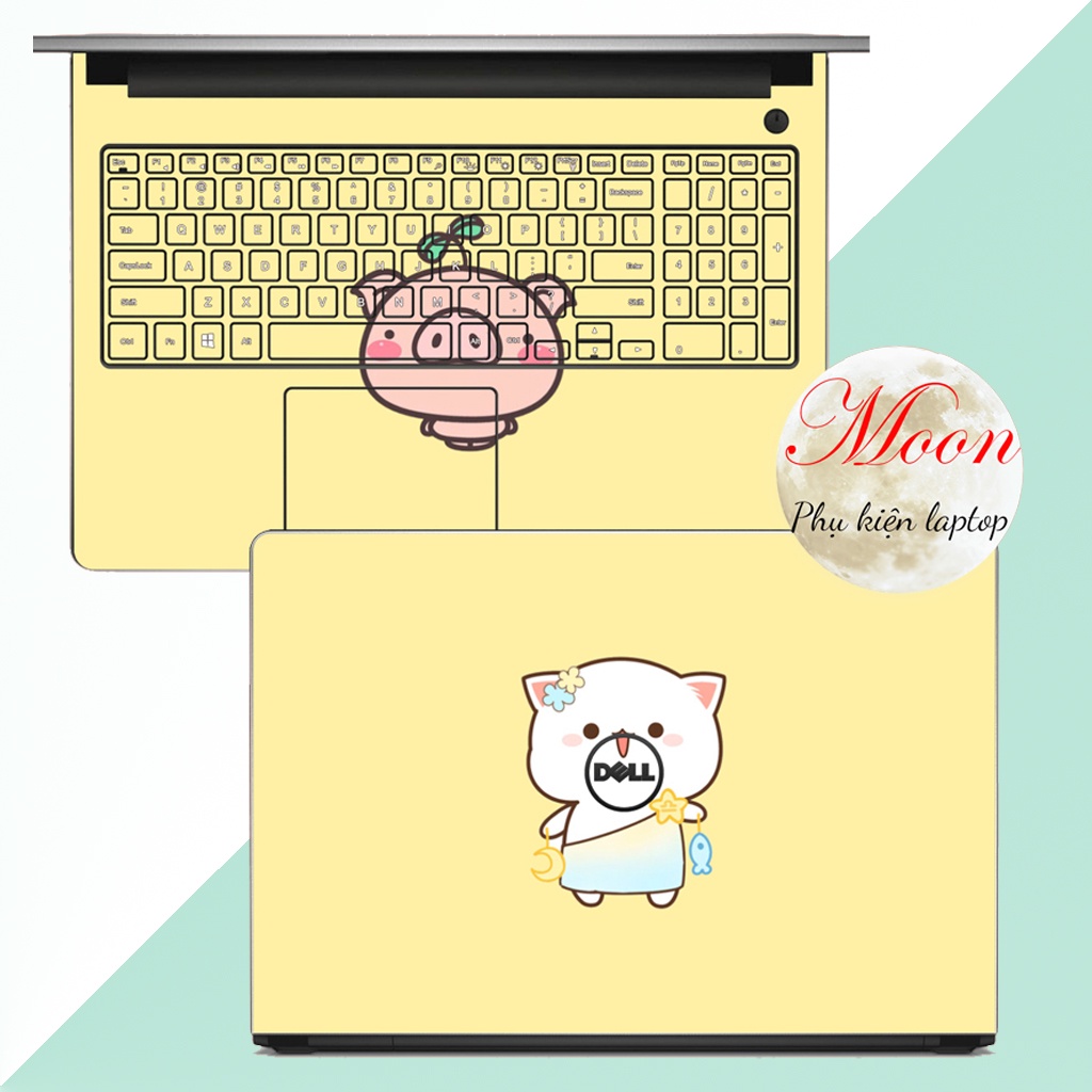 Skin Miếng Dán Máy Tính Hình Đáng Yêu Dành Cho Tất Cả Dòng Máy:Dell,Hp,Acer, Asus,Macbook - phụ kiện moon