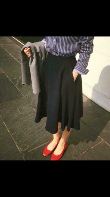 CHÂN VÁY XOÈ DÀI CÓ TÚI ( ảnh thật chụp canh - có video) | BigBuy360 - bigbuy360.vn