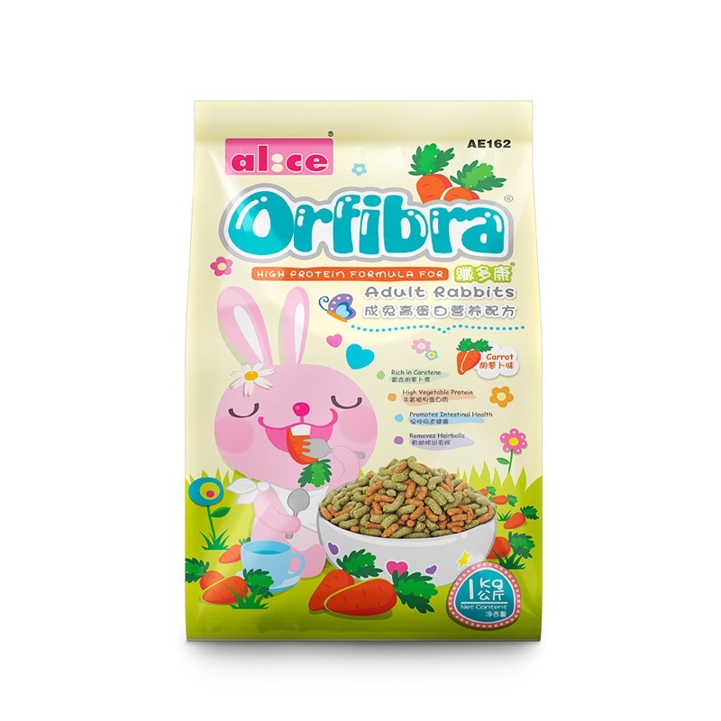 Cỏ nén orfibra cho thỏ trưởng thành, Cỏ nén 1kg