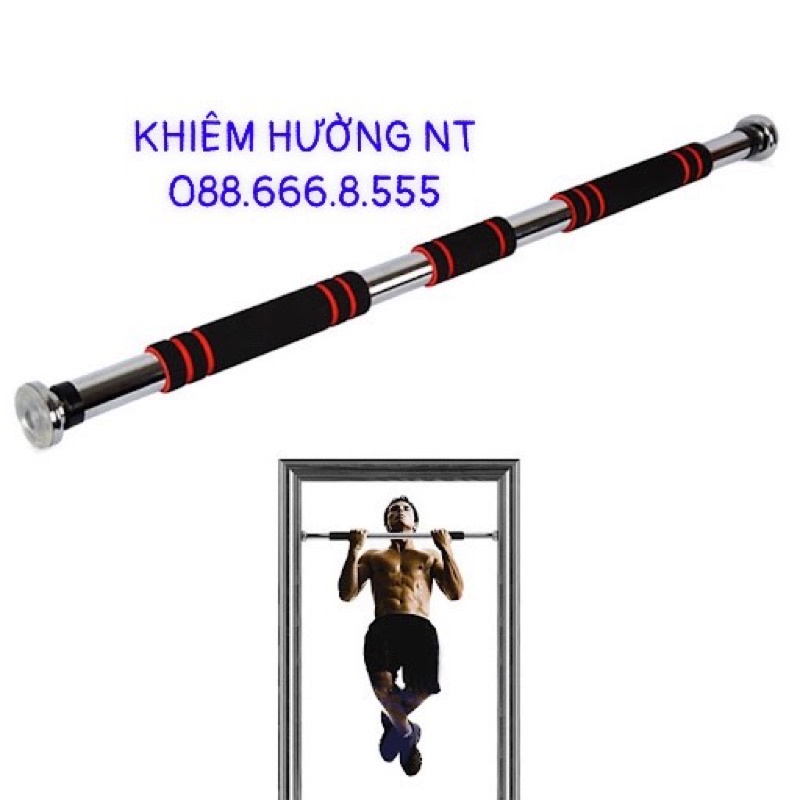 Xà đơn treo tường gắn cửa nhiều cỡ từ 62-150cm kích thước có thể tùy chỉnh phù hợp tập gym tại nhà tăng cơ bắp