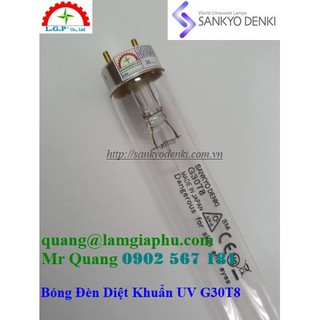 Bóng đèn diệt khuẩn UV Sankyo Denki G30T8 - 30W, 90cm