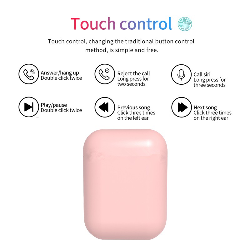 Tai Nghe Nhét Tai Bluetooth 5.0 TWS INPODS Kèm Phụ Kiện 16 Màu Macaron Tùy Chọn