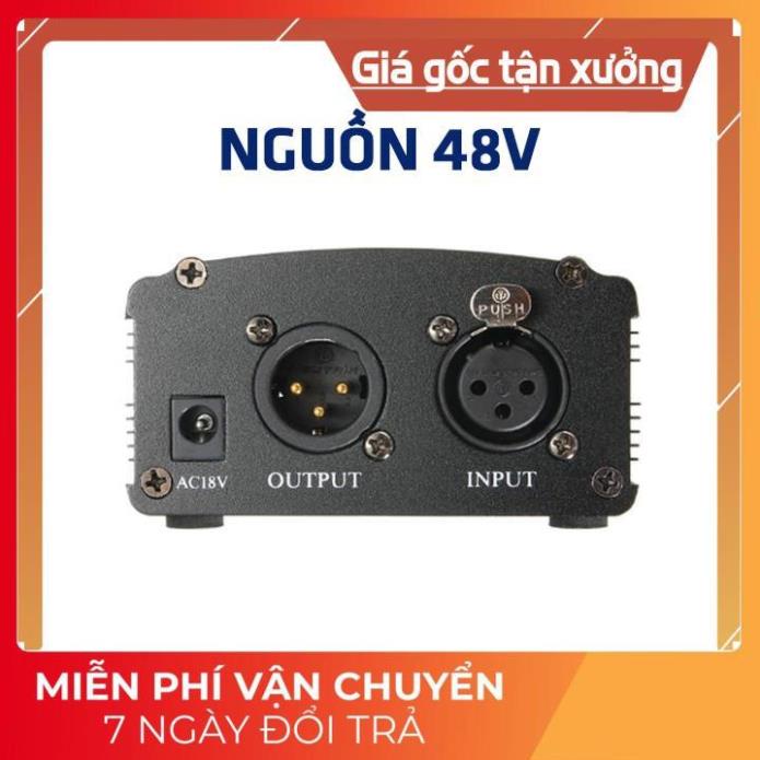 [CHẤT LƯỢNG CAO] Nguồn Phantom 48V Cho Micro Thu Âm Condenser, giành cho mua kèm micro CONDENSER