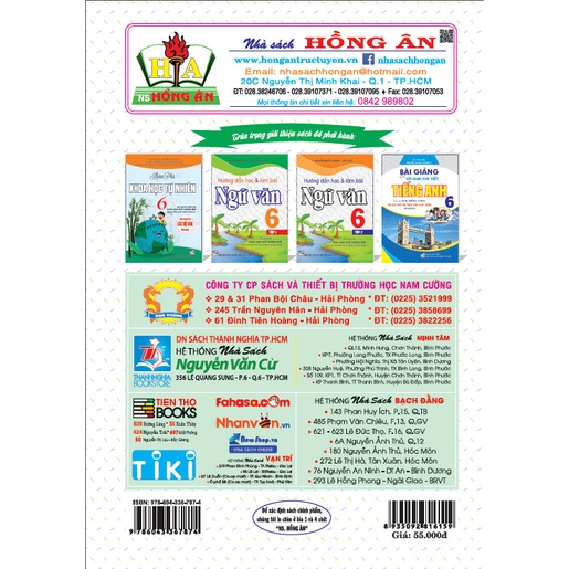 SÁCH - Bài tập trắc nghiệm Tiếng Anh 6 ( Kết nối tri thức ) - HAB
